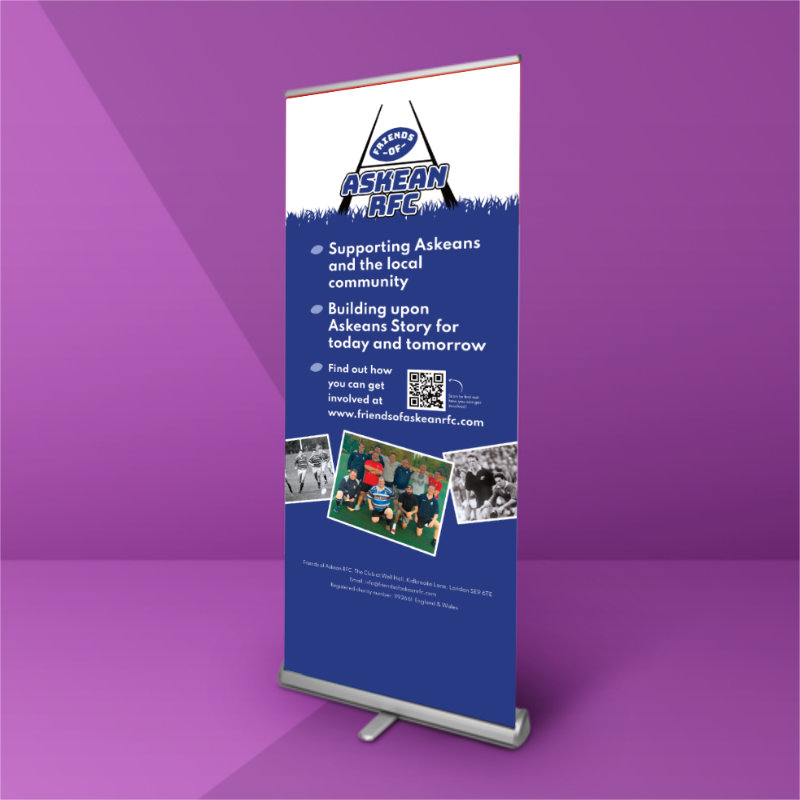 Askean RFC Roller Banner Friends of Askean RFC Roller Banner